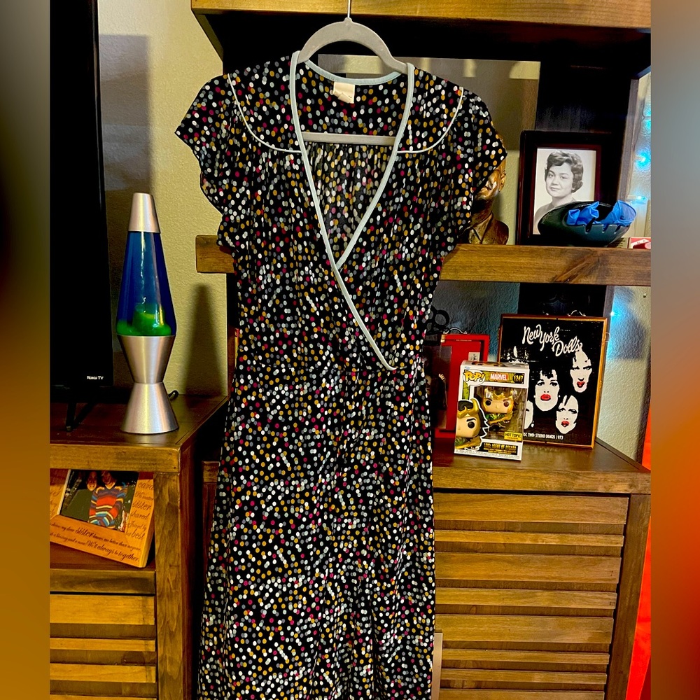 Polkadot wrap dress from Mara, medium size